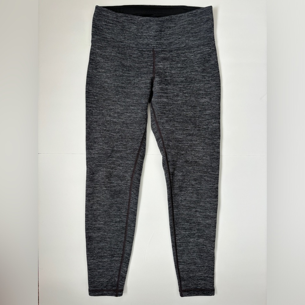 Athleta Altitude Tight Fleece Lined Leggings, Grey Heather - Small